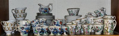 Lot 413 - A quantity of tea wares including Coalport 'Indian Tree' pattern,  Booths 'The Pompadour', etc