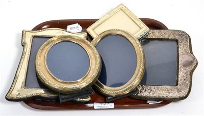 Lot 457 - Five various silver photograph frames