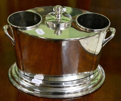 Lot 506 - A plated wine cooler