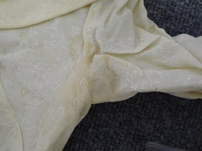 Lot 1116 - 1927 Derby Day wedding dress in dark cream chiffon dress with sequin and bead decoration...