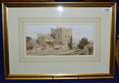 Lot 1188 - James Lawson Stuart (19th/20th century)  Bolton Castle, monogrammed, watercolour