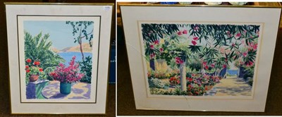 Lot 1206 - C Perry ''Oleander'', signed print; together with a further signed print by the same artist