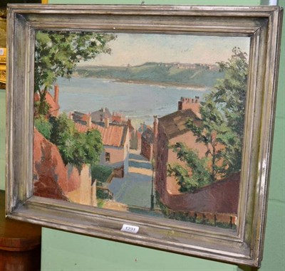 Lot 1231 - David Pare (20th century), St Ives townscape, signed, oil on canvas
