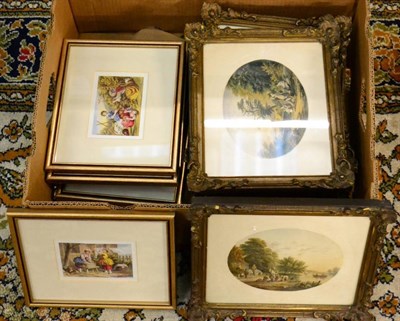 Lot 1300 - Box of assorted Baxter and other prints