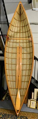 Lot 1372 - A Geodesic Airolite lightweight racing canoe circa 1950s