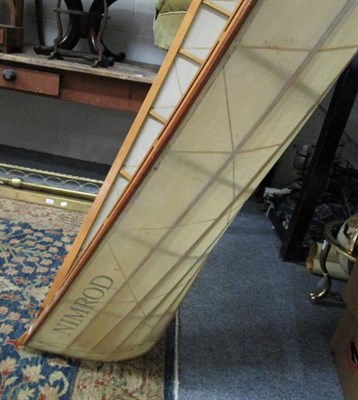 Lot 1372 - A Geodesic Airolite lightweight racing canoe circa 1950s