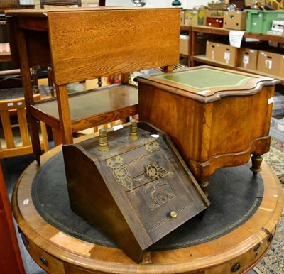 Lot 1404 - A set of pine open bookshelves, on plinth base with single drawer