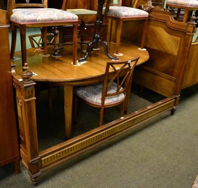 Lot 1495 - Late 19th century French walnut double bedstead