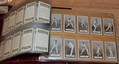 Lot 3007 - Cricket Related Cigarette Cards, including John Player, Gallaher & Wills, various series from...