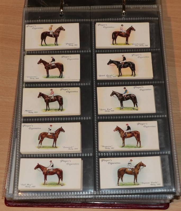 Lot 3031 - Horse Racing Related Cigarette Cards, including Ainstie, Gallaher, John Player and Ogdens,...