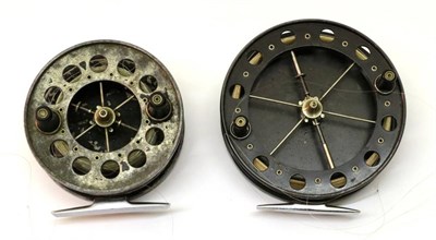 Lot 3093 - Two Allcocks 'Aerial' Trotting Reels - 4 1/2'' Match Aerial and 3 3/4'' Aerial