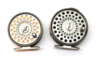 Lot 3095 - Two Hardy Alloy Fly Reels - The Princess 3 1/2'' and L.R.H Lightweight 3 1/4''