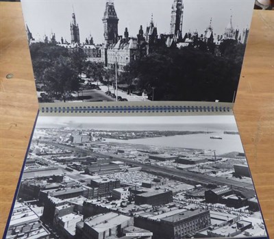 Lot 3160 - BOAC Memorabilia including Comet Flight London-Ottawa and New York-London maps; six postcards,...