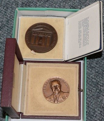 Lot 3164 - London & Birmingham Railway Centenary Medal 1838-1938, in original case together with a London,...