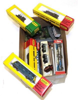 Lot 3172 - Hornby Minitrix N Gauge Locomotives And Rolling Stock two 2-6-2T BR 41234s; Class 42 BR D823 Hermes