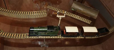 Lot 3173 - Hornby Dublo (Pre-War)  Clockwork 0-6-2T Southern 2594 Locomotive (generally G-E, chipping...