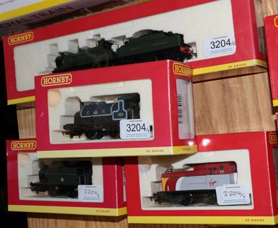 Lot 3204 - Hornby (China) OO Gauge Locomotives R2064B Deans Goods 2526, R2597 0-4-0ST Queen Elizabeth,...