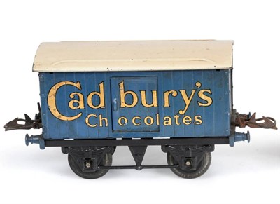 Lot 3219 - Hornby O Gauge Private Owners Van Cadburys Chocolate (G)