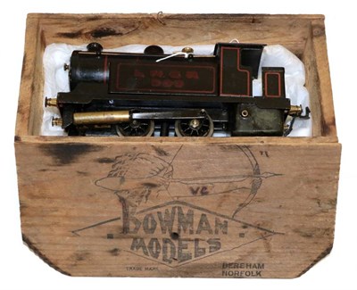 Lot 3233 - Bowman O Gauge Live Steam 0-4-0T LNER 500 black (G, in original wooden box F-G)