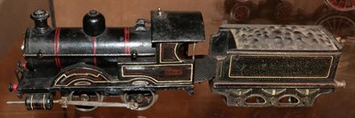 Lot 3235 - Bing O Gauge C/w 0-4-0 King Edward VII 1902 Locomotive Only marked 'GBN' with Marklin 6-wheel...