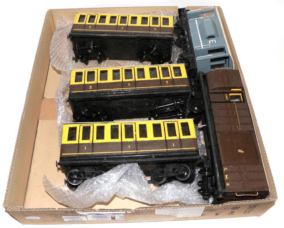 Lot 3242 Scratch Built G Gauge Rolling Stock 3xGWR