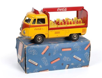 Lot 3249 - TippCo Friction Coca-Cola VW Delivery Van with eight crates complete with bottles (E, in...