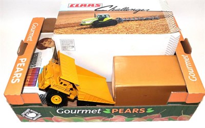 Lot 3272 - Conrad Wabco Tipper together with a Claas Challenger 1:16 scale model and a Kovodruszstvo...