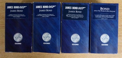 Lot 3275 - Corgi Icon James Bond Figures a collection of 19 including Scaramanga, Odd Job, 3xJames Bond,...