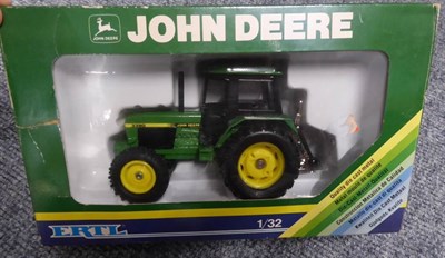 Lot 3302 - Various Diecast Tractors including Ertl 5580 JohnDeere 3350, Case International, John Deere...