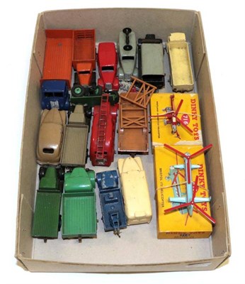 Lot 3315 - Dinky Various Commercial And Other Vehicles including Guy flat with tailboard, Market gardeners...