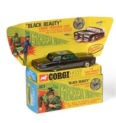 Lot 3320 - Corgi 268 The Green Hornets Black Beauty, (E, with three spinners and instructions, box E)