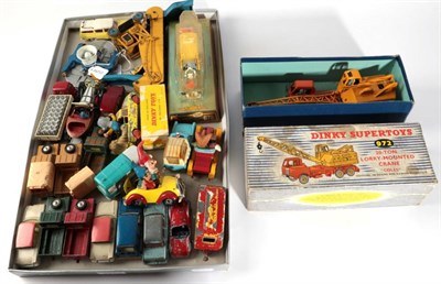 Lot 3340 - Dinky And Corgi Various Models, including 972 Coles mobile crane (G-E box G-F) 678 Air Sea...