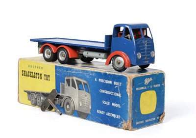 Lot 3342 - Shackleton Foden Flat Truck dark blue (G-E, no visible fatigue, flatbed shows slight bending on...