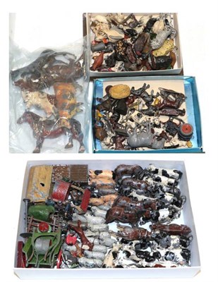 Lot 3364 - Britains And Others A Collection Of Mostly Farmyard Figures (generally F-P)