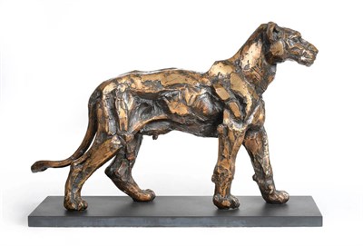Lot 179 - Sally Arnup FRBS, ARCA (1930-2015) ''Lioness Walking'', 1969 Signed and numbered 10/10 bronze, 46cm