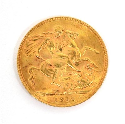 Lot 52 - A 1918 gold sovereign
