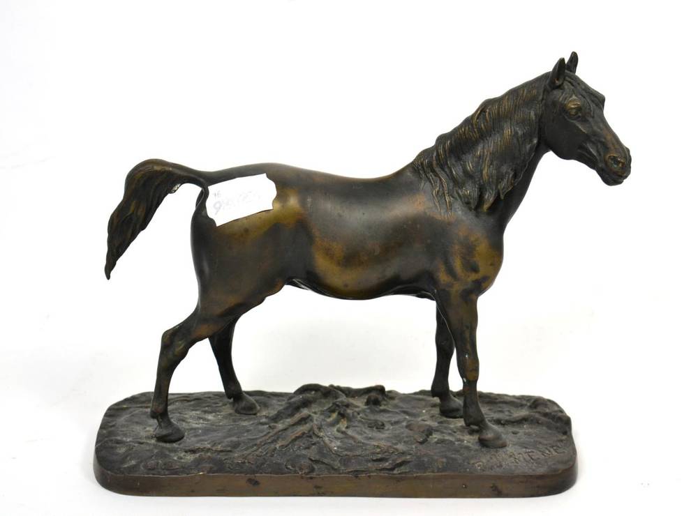 Lot 96 - After P J ?, a bronze of a horse