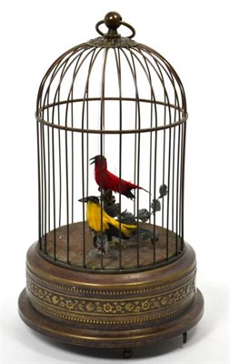 Lot 109 - A reproduction birdcage automaton