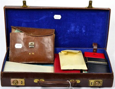 Lot 142 - A small collection of Masonic jewels and other related artifacts, in a leather case