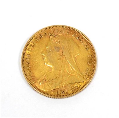 Lot 218 - A 1901 gold sovereign