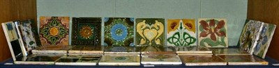 Lot 344 - A collection of late 19th/early 20th century English pottery tiles (29)