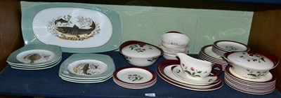 Lot 353 - A Wedgwood Mayfield dinner service and a Norwegian fish service