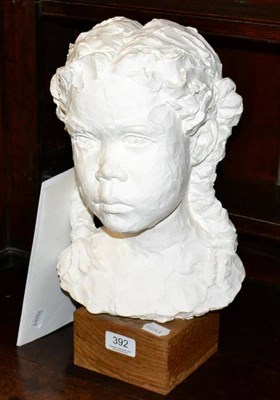 Lot 392 - Roger Burnett, life size bust of artists daughter ''Trina'' aged 5 years, signed, limited...