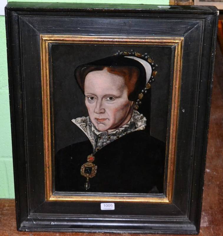 Lot 1005 - After Antonis Mor, portrait of Mary Tudor, oil on panel