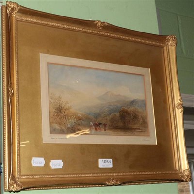 Lot 1054 - C Pearson, View in Cumberland, watercolour