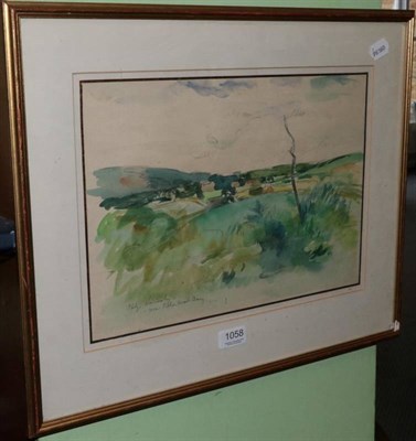 Lot 1058 - Phillip Naviasky, ''Robin Hoods Bay'', pencil and watercolour, signed titled and dated 1934...
