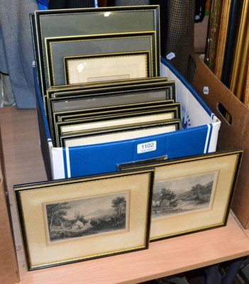 Lot 1102 - After Thomas Allom and other 19th Century English artists, a quantity of prints, landscapes and...