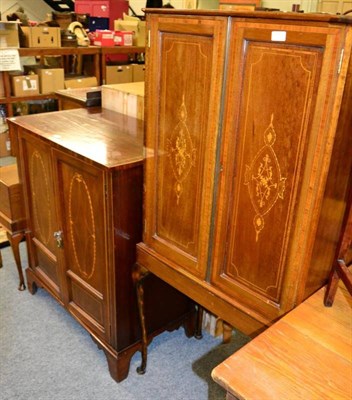Lot 1139 - Two inlaid cabinets