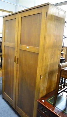 Lot 1145 - An oak larder cupboard