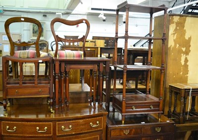 Lot 1151 - An oak filing chest of drawers